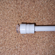 Klemmstange ausziehbar weiss