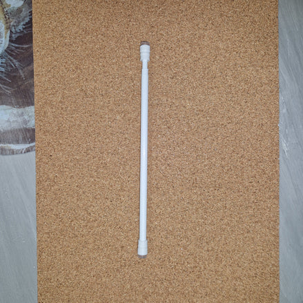 Klemmstange ausziehbar weiss