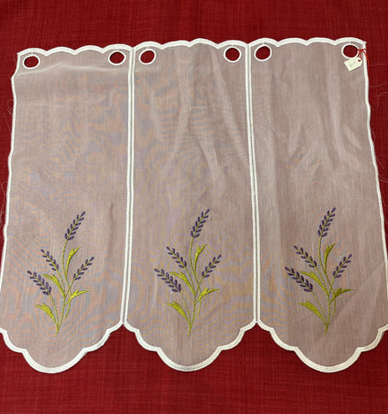 Kurzvorhang Lavendel, Höhe 45cm