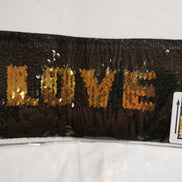 Wendepailletten-Applikation LOVE