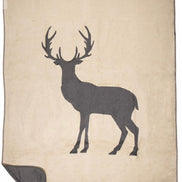Kuscheldecke Hirsch in 2 Design