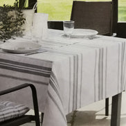 Tischtuch gestreift 100% Baumwolle