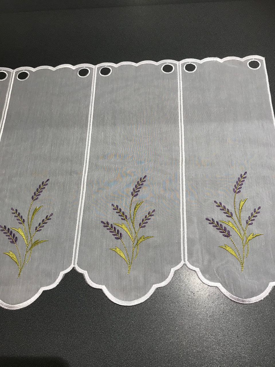 Kurzvorhang Lavendel, Höhe 45cm