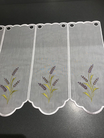 Kurzvorhang Lavendel, Höhe 45cm