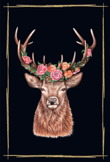 Magnet mit Hirsch, Steinbock, Murmeltier