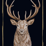 Magnet mit Hirsch, Steinbock, Murmeltier