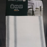 Tischtuch gestreift 100% Baumwolle
