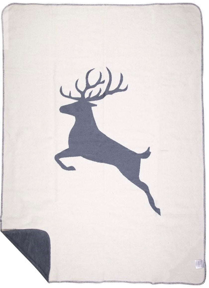 Kuscheldecke Hirsch in 2 Design