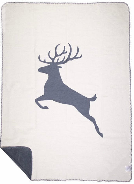 Kuscheldecke Hirsch in 2 Design
